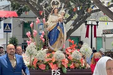 Telde rinde tributo a San Lorenzo en la capital grancanaria/Francisco Javier Santana.